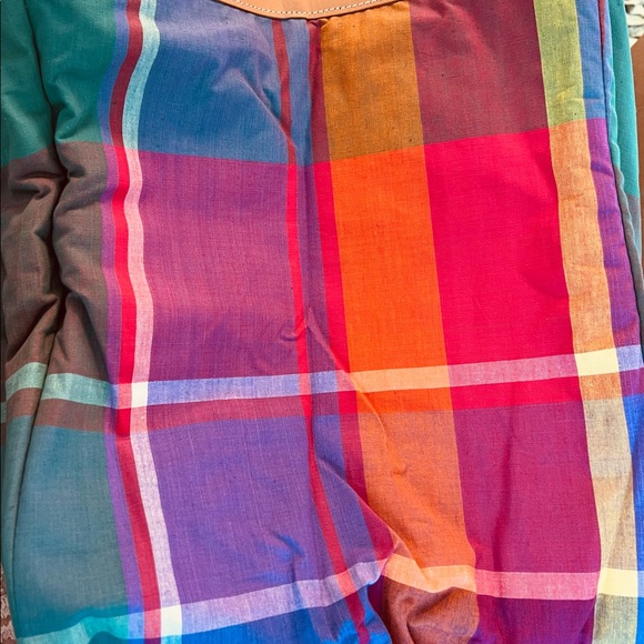 Polo by Ralph Lauren Madras Set of Tote and cosmetic bag. NWT
Vintage 1990s - Picture 6 of 13